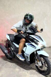 AEROX 155cc for Rent (White)